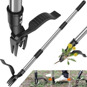 OEM Horca De Jardiner&iacute;a, Desbrozadora, 112 Cm De Largo Con Mango, Herramienta De Jard&iacute;n Eficiente. Apta Para Eliminar Ra&iacute;ces, Desmontable