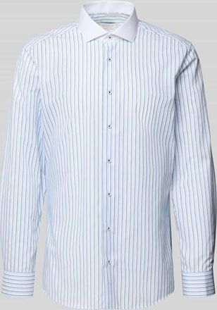 Eterna Slim Fit Business-Hemd mit Kentkragen in Bleu, Gr&ouml;&szlig;e 38