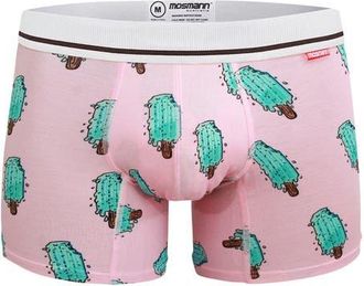 Mosmann Mens Ultra-Soft Boxers in Pink Print at Nordstrom, Size X-Large Au