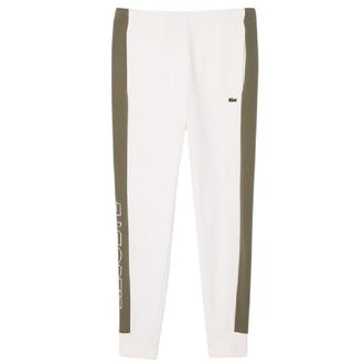 Lacoste Heren Sweatbroek Kleurblok (Cr&egrave;me)