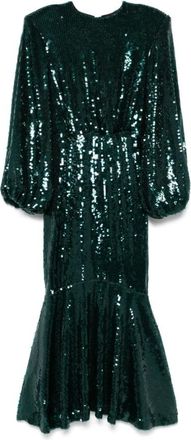 Rotate Rotate Birger Christensen, Kleedjes, Dames, Groen, M, Groene Jurk Collectie