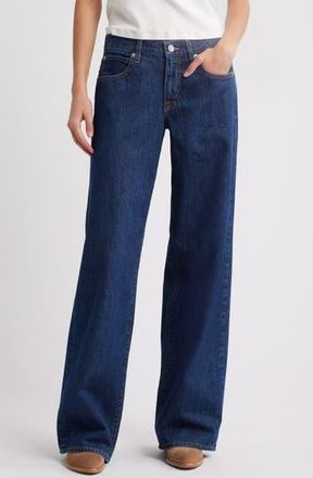 Slvrlake Denim Mica Mid Rise Wide Leg Jeans in Infinite Dream at Nordstrom Rack, Size 32