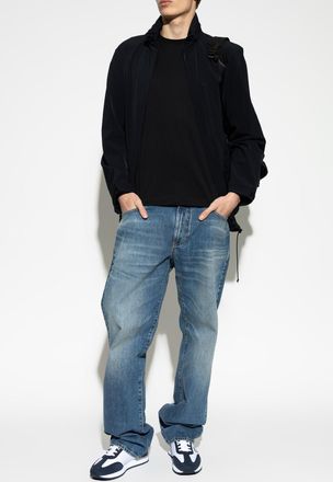 Emporio Armani Jacket With Pockets, Mens, Black