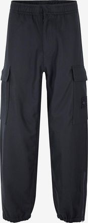 Stone Island Cargohose aus Flanell mit gesticktem Logo