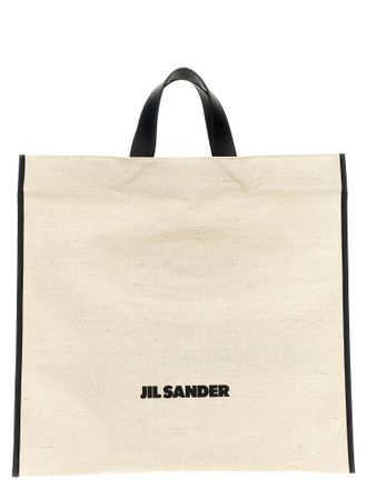 Jil Sander Womens Border Book Tote Square Shopping Bag