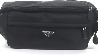 Prada Black Polyamide Shoulder Bag (Pre-Owned)