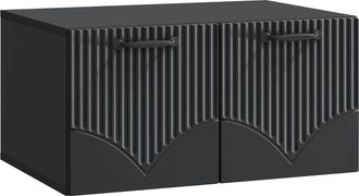vidaXL Mueble Para Tv De Pared Negro 59,5 X 41 X 30 Cm Vidaxl