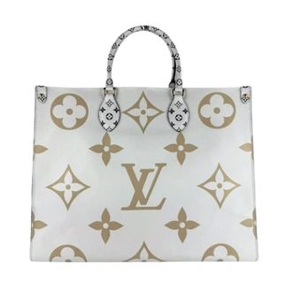 Louis Vuitton Bolso Tote de Lona Vintage Pre-owned - Pre-owned - Mujer - Blanco - ONE SIZE