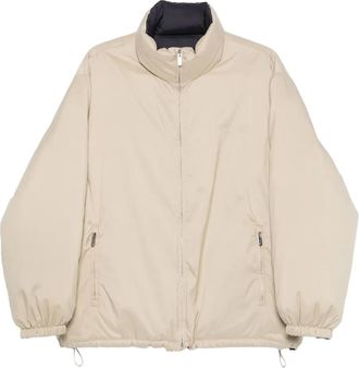 Miu Miu zip-up high-neck jacket - Blue