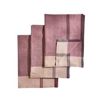 Be Home Lula Kitchen Towel - Set of 3 in Mauve at Nordstrom