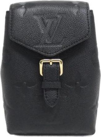 Louis Vuitton Pre-owned Backpacks, female, Black, Size: ONE SIZE Pre-owned Canvas louis-vuitton-bags