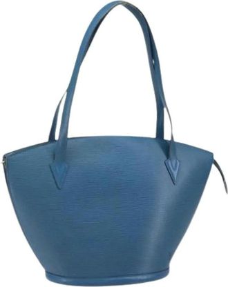 Louis Vuitton Pre-owned Handbags, female, Blue, Size: ONE SIZE Pre-owned Vintage Leather Handbag
