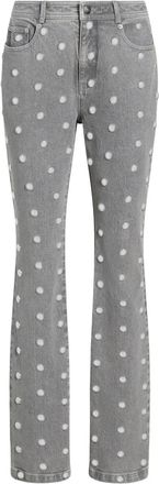 Cinq à Sept Jeans Sammy con borchie - Grigio