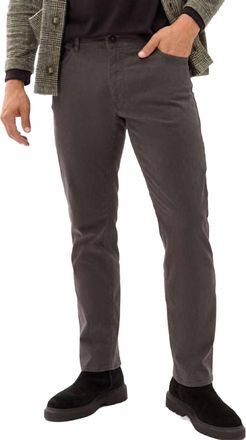 Brax Mens Cooper Marathon 2-Tone Jeans In Graphite