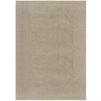 Novatrend Alfombra de lana lisa sal&oacute;n beige 120x170 cm