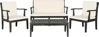 Safavieh Fresno 4Pc Outdoor Living Set