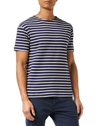 Armor Lux Armor Lux Mens 1524 Long Sleeve Top, Multicolour (Navire/Nature 429), Medium (Size: 3)