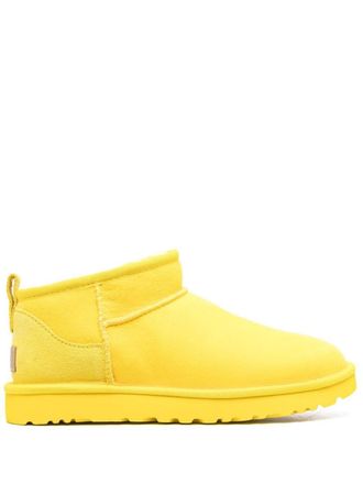 UGG Ultra Mini enkellaarzen - Geel