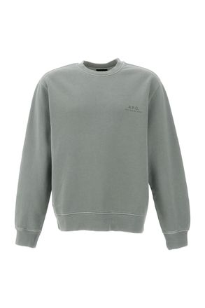 A.P.C. Green Fernando Cotton Sweatshirt