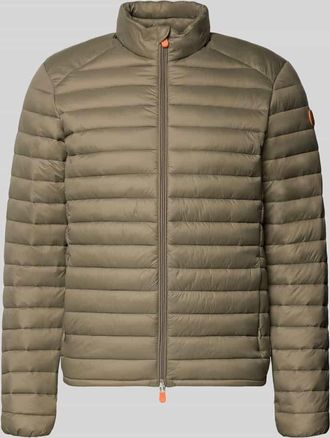 Save The Duck Steppjacke mit Zweiwegerei&szlig;verschluss Modell Alexander in Mittelgrau, Gr&ouml;&szlig;e XXXL