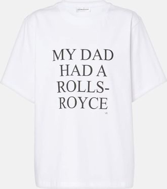 Victoria Beckham Slogan cotton jersey T-shirt