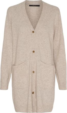 BTF-CPH Cardigan in maglia - - Knitwear - Donna - Beige - 2XL