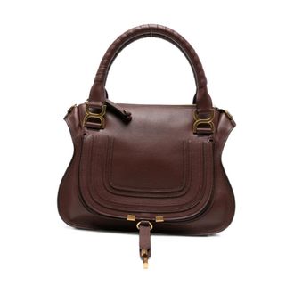 Chlo&eacute; Aby schoudertas - Dames - Tassen - Bruin - Maat: ONE Size Zijde