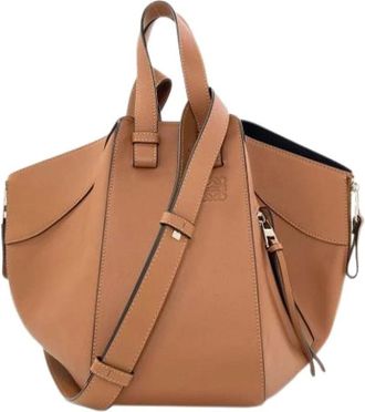 Loewe Pre-owned Tote Bag - Dames - Vintage Shopper - Bruin - ONE Size - Leer - Vintage