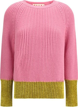 Marni Color Block Wool Sweater