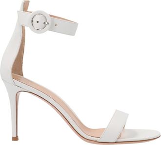 Gianvito Rossi White Leather Heels