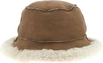 Brunello Cucinelli Beige Fuzzy Bucket Hat
