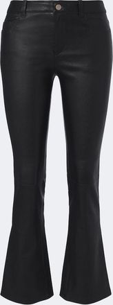 Stouls Pantalones flared Dean de piel