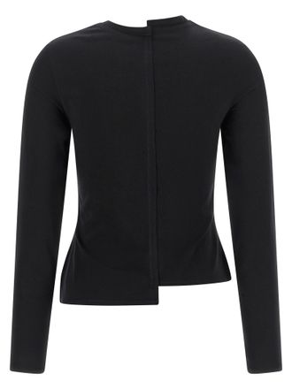 Yohji Yamamoto Deconstructed Cotton T-Shirt - Black