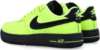 Nike Womens Air Force 1 Dance Sneaker Yellow Leather Rubber