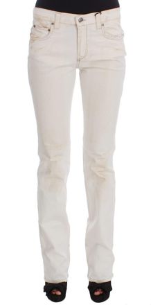 Costume National Cotton Slim Fit Bootcut Womens Jeans