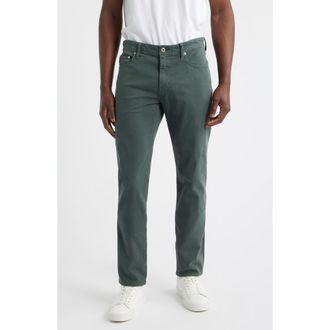 AG - Adriano Goldschmied Tellis Stretch Sateen Modern Slim Pants in Cypress Lake at Nordstrom Rack, Size 29 X 34