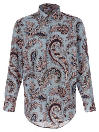 Etro Etro Floral Paisley Baumwollhemd