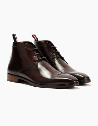 Ben Sherman Mens Ben Sherman London Brush Off Leather Mens Brown Boots - Size: 11