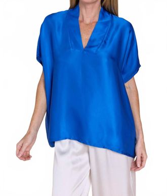 Vix Inez Top In Cerulean