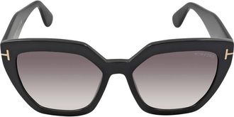 Tom Ford Phoebe Grey Butterfly Ladies Sunglasses FT0939 01B 56