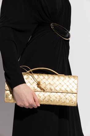Bottega Veneta Handbag Andiamo, Womens, Gold