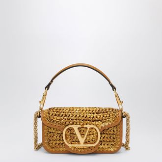 Valentino Garavani Small woven Loc&ograve; bag with VLogo Signature