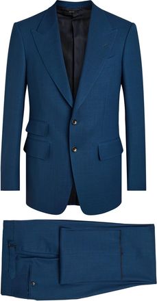 Tom Ford Fresco Shelton Evening Suit - Blue - 48 (IT48 / M)