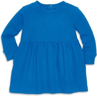 primary Baby Cozy Pocket Dress in Blueberry at Nordstrom, Size 18-24M