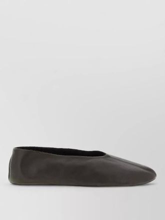 The Row stella sleeper low profile round toe slippers
