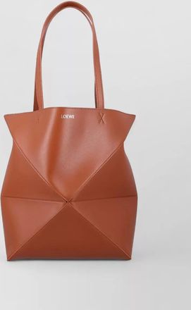 Loewe medium puzzle fold leather tote bag
