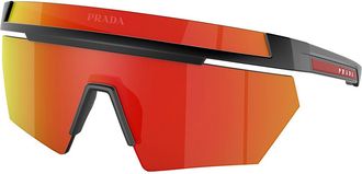 Prada PS01YS 1BO02U Mens Sunglasses Black Size 144