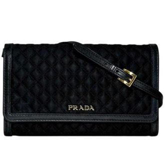 Prada Pre-owned Chain/Shoulder Wallet - - Pre-owned - Donna - Nero - ONE SIZE