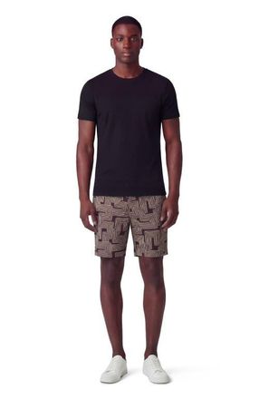 Lords of Harlech Inter Twine Mens Flat Front Short in Inter Twine Black at Nordstrom, Size 32