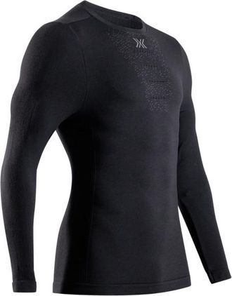 X Bionic Mightywool Shirt L/S Merinounterwäsche für Herren | schwarz